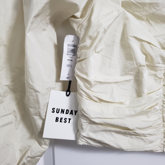 ARITZIA SUNDAY BEST Giselle Petal Top Blouse - Picture 9 of 12